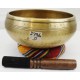 J796 Energetic Sacral 'D' Chakra Healing Hand Hammered Tibetan Singing Bowl 7.5" Wide Handmade in Nepal